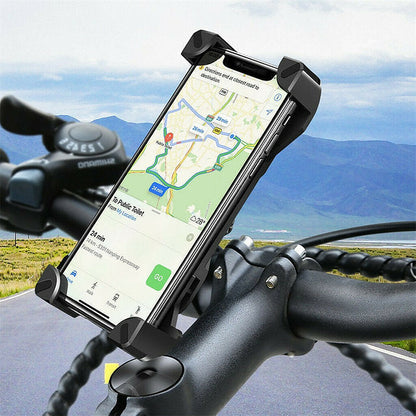 360° Rotation Bike Phone Holder Handlebar Mount for Motorcycle Bicycle