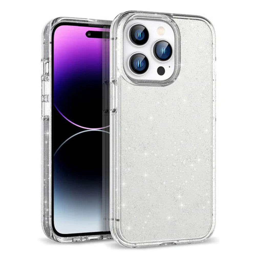 Phonix Case For iPhone 14 Pro Clear Rock Soft Tpu Case Stardust