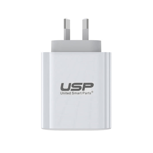 65W GaN 2 Ports USB-C PD Super Fast Laptop Wall Charger USP 2 Years Warranty