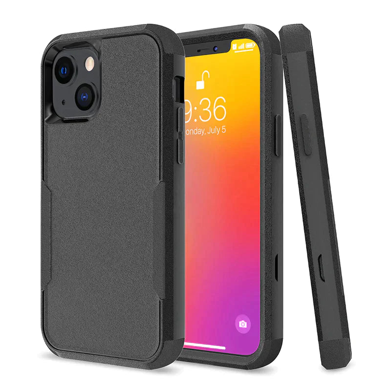 Phonix Case For iPhone 11  Pro Max Black Armor (Heavy Duty) Case