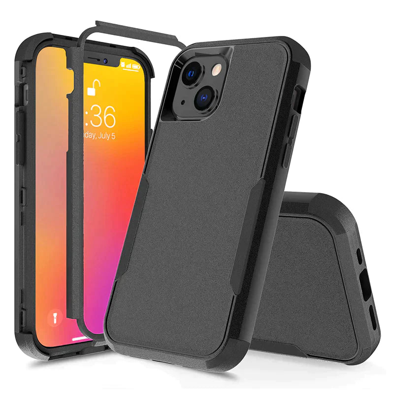 Phonix Case For iPhone 11 Pro Black Armor (Heavy Duty) Case