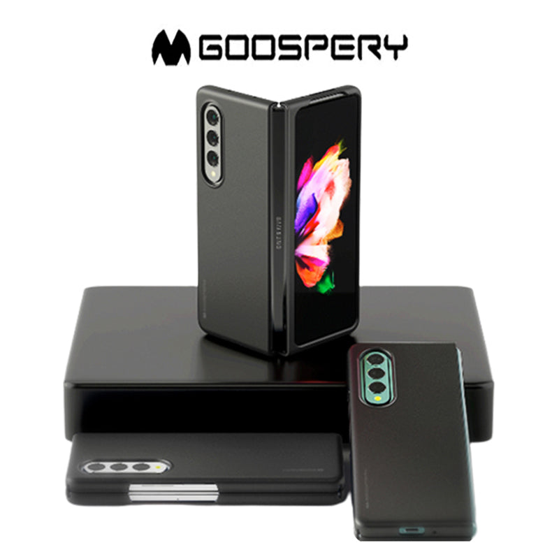 Goospery Fard Case  pc / soft coating  (matt black) for GALAXY Z FOLD