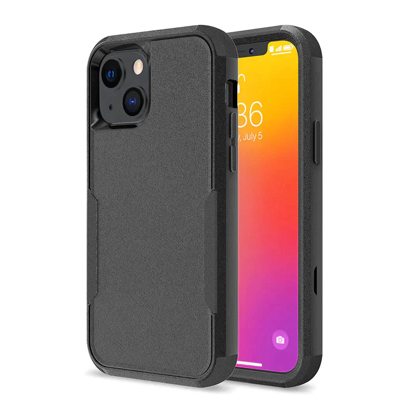 Phonix Case For iPhone 12 Pro Max Black Armor (Heavy Duty) Case