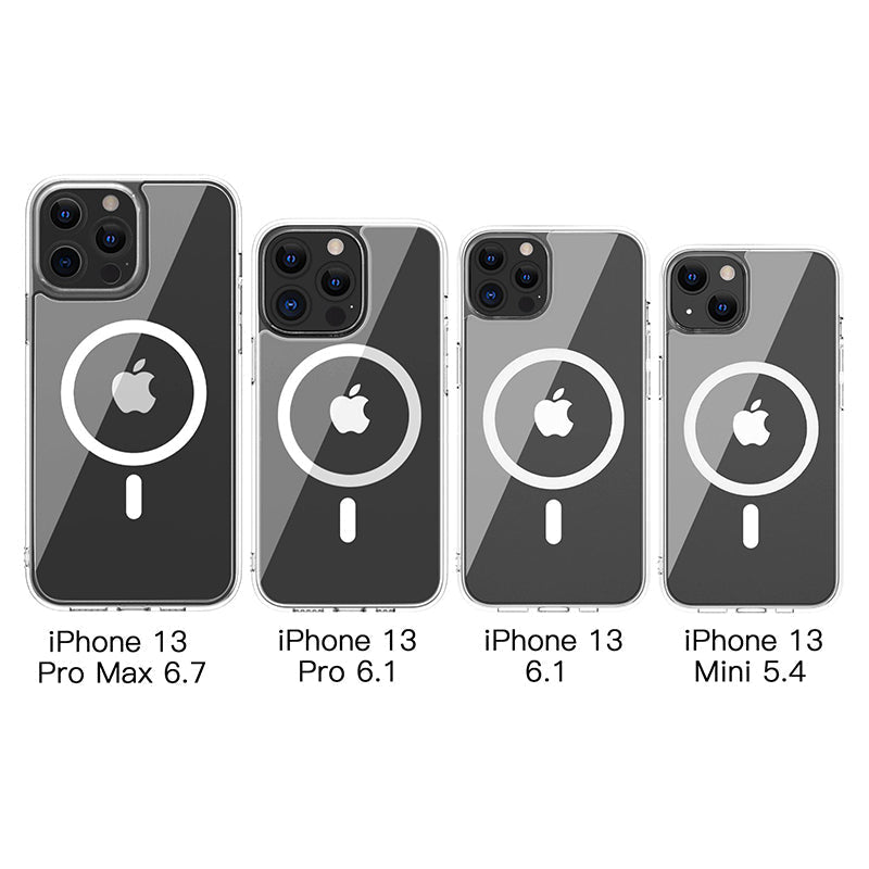 Phonix Case For iPhone 13 Pro Max Clear Rock Shockproof Case with MagSafe