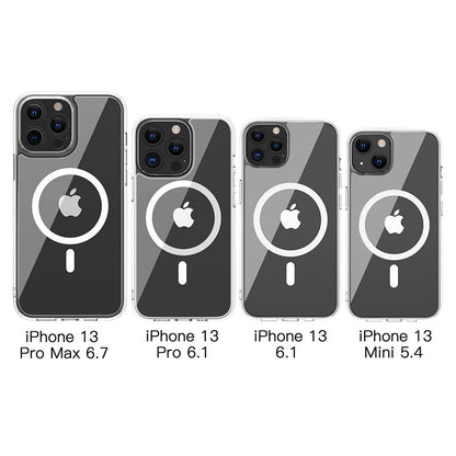 Phonix Case For iPhone 13 Pro Max Clear Rock Shockproof Case with MagSafe