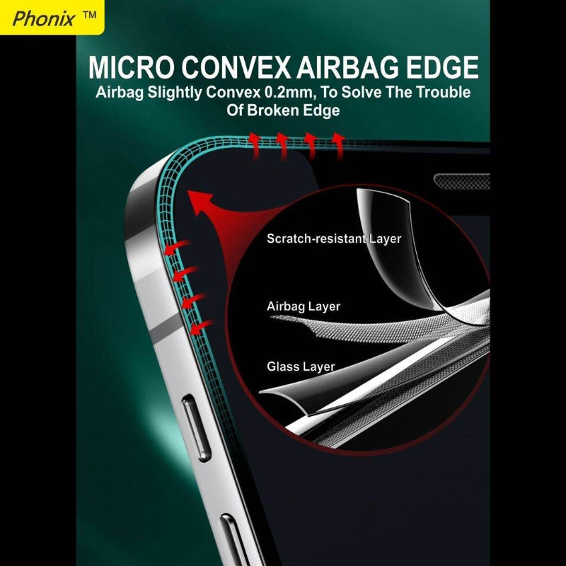 For iPhone 12 Pro Max 9D Airbag/Soft Edge Screen Protector