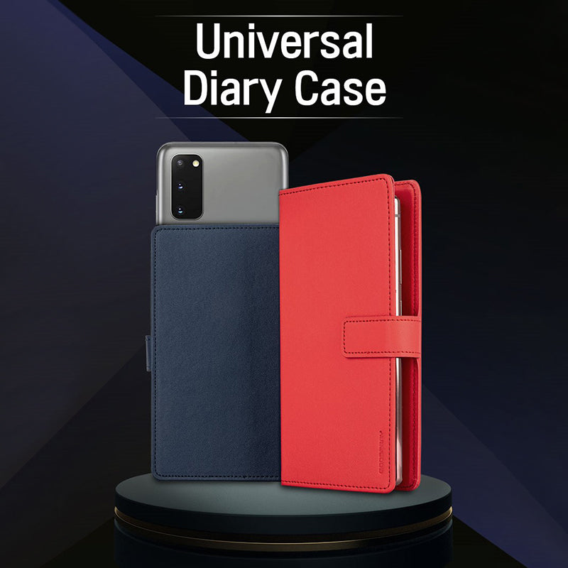 Goospery Universal Diary Case  for All Models Black