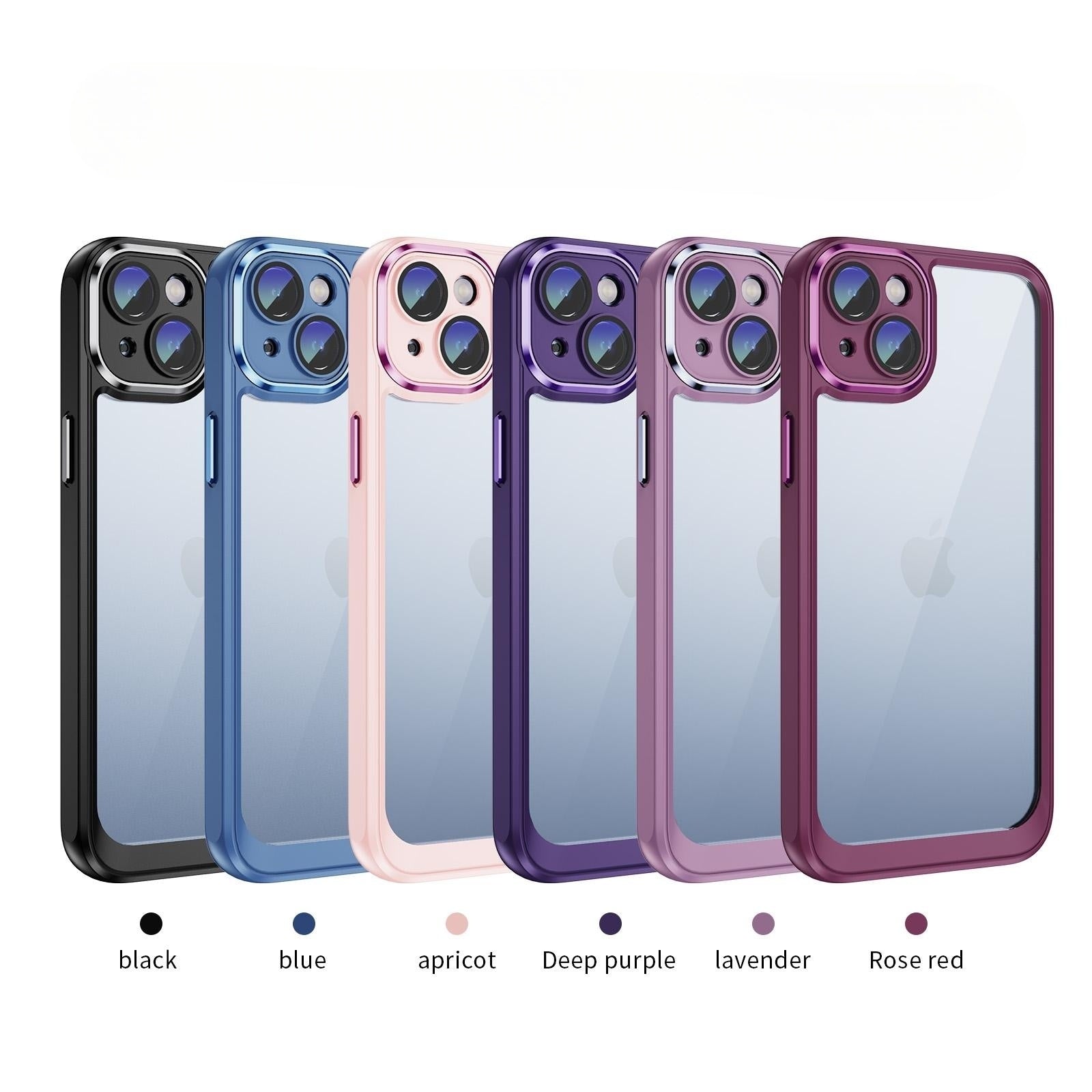 Phonix Case For iPhone 15 Pro Colorful Shield Case with Camera Protection