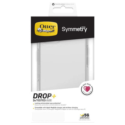 OtterBox Case for iPhone 14 Pro Max Symmetry Series Clear Antimicrobial