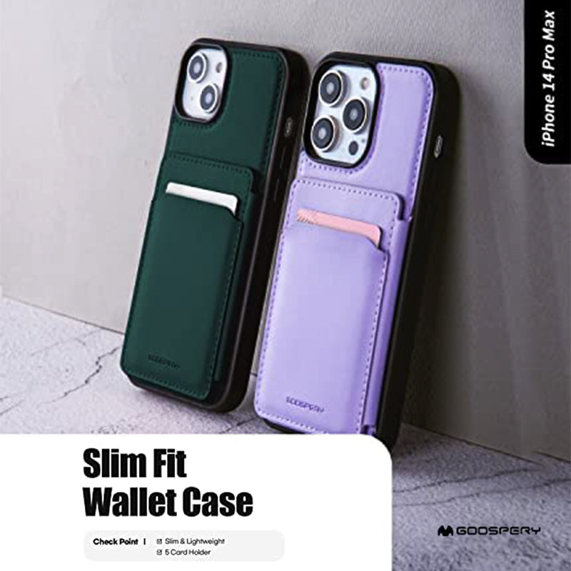 Goospery Case For iPhone 14  Balance Fit 5 Cards Case