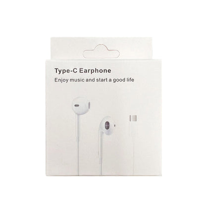 Earphones Type-C with Controller Compatible With All Samsung and iPhone 15 Series (Support Phone Calls)