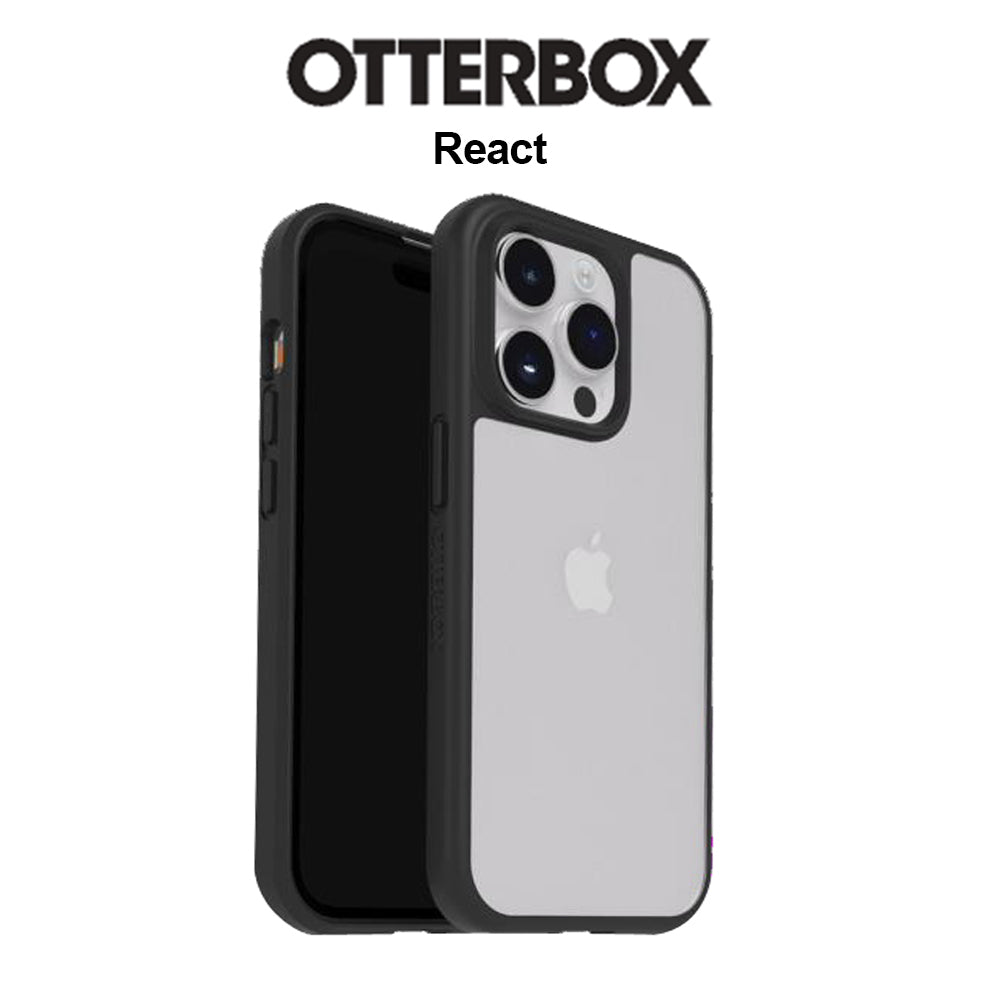 OtterBox Case For iPhone 15 / 14 / 13 React Case Black