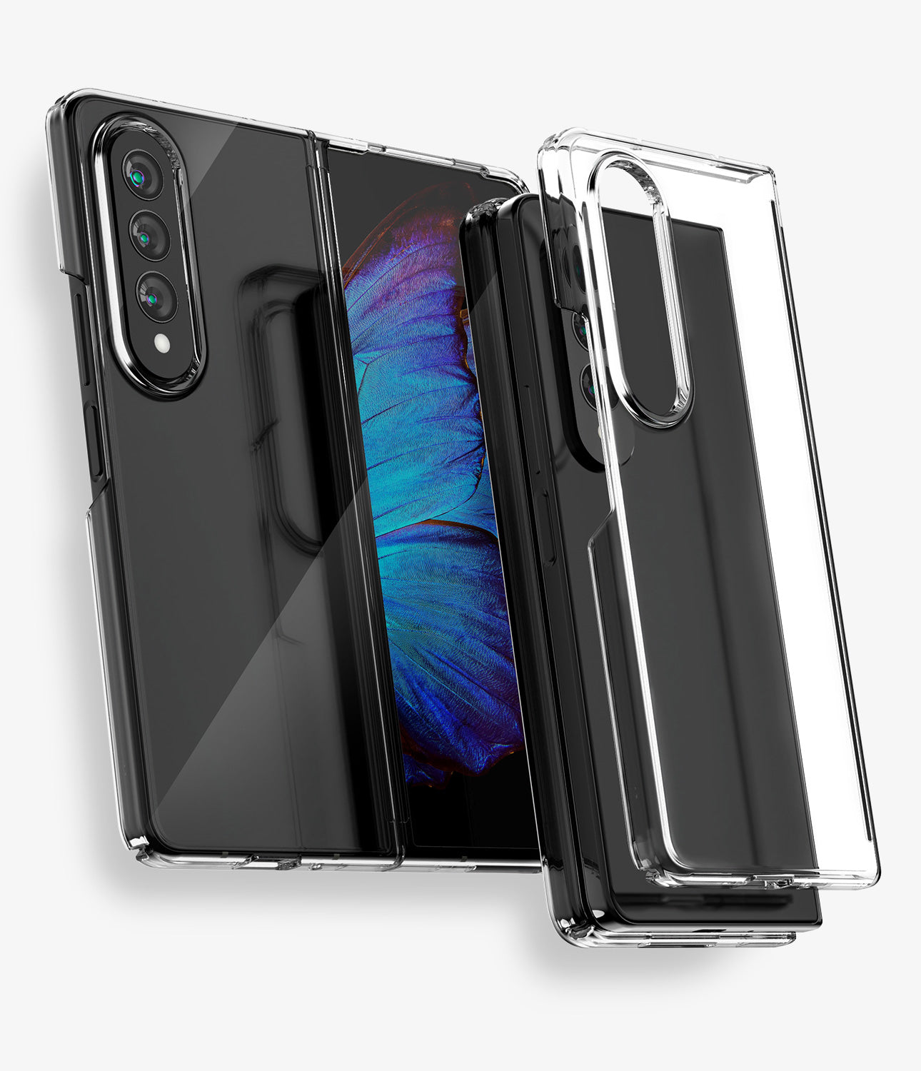 Goospery Clear PC Case  for Galaxy Z Fold & Flip 3 4