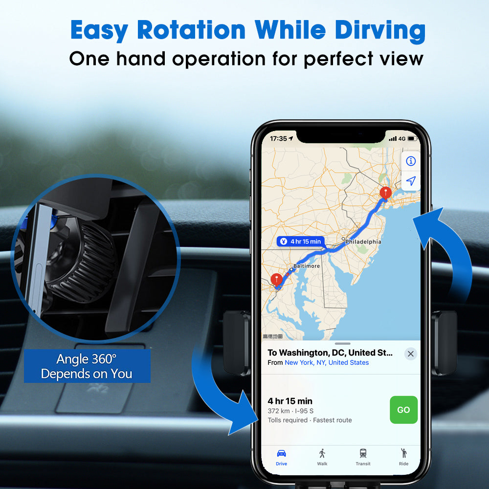 Car Phone Holder Gravity Air vent Phone Mount Clip