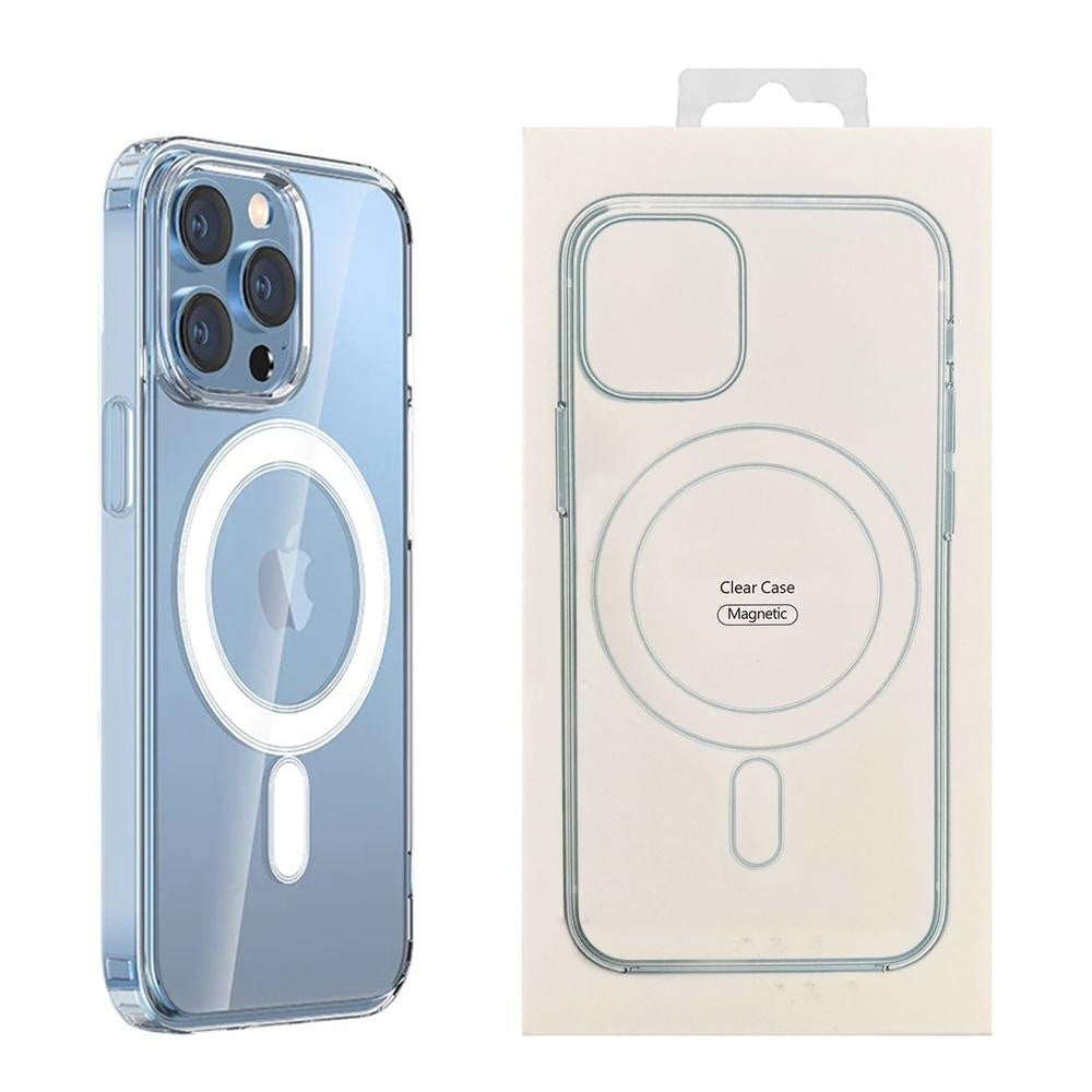 For iPhone 15 Pro Max Clear Case Compatible with MagSafe