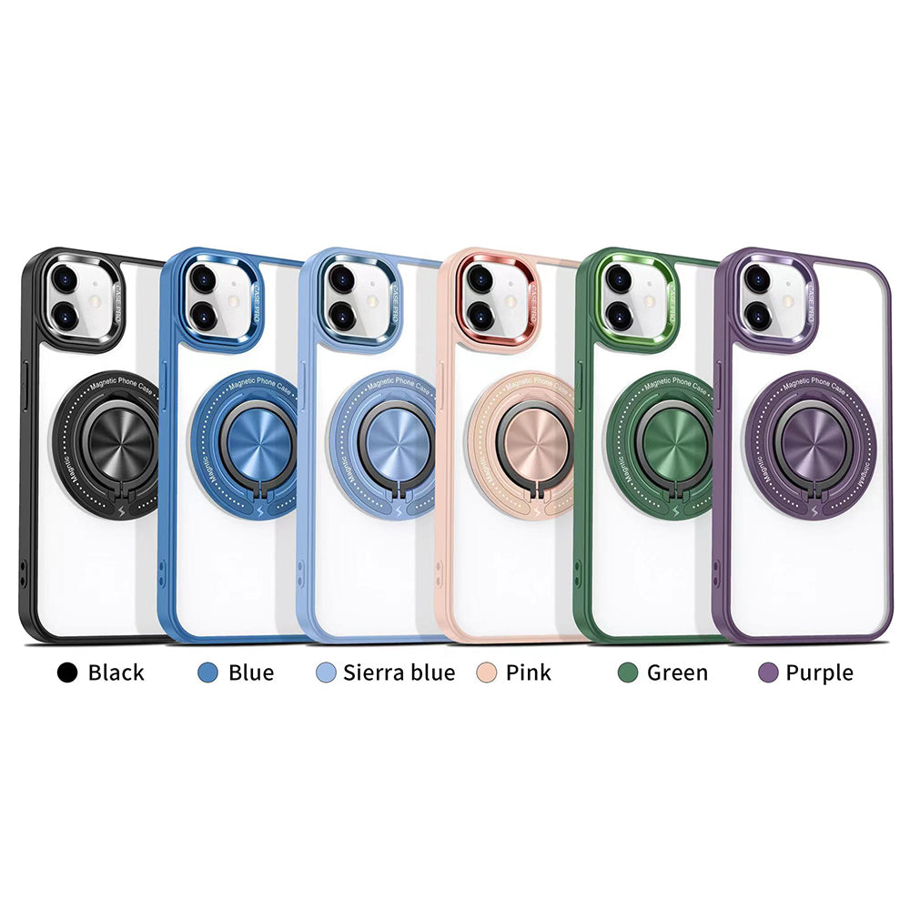 Phonix Case For iPhone 15 Pro Ring Holder Case Compatible With Magsafe