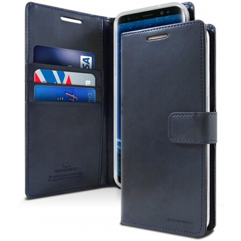 Goospery Case For iPhone 13 Pro Max BlueMoon Diary Case