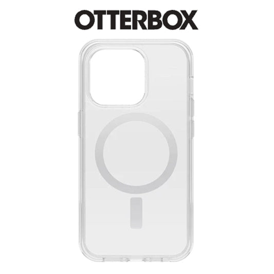 OtterBox Case for iPhone 14 Pro Max Symmetry + Clear Antimicrobial Case for MagSafe